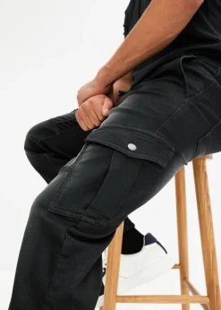 Hombre bonprix bonprix Vaqueros informales con corte regular, forma recta y cinturilla elástica