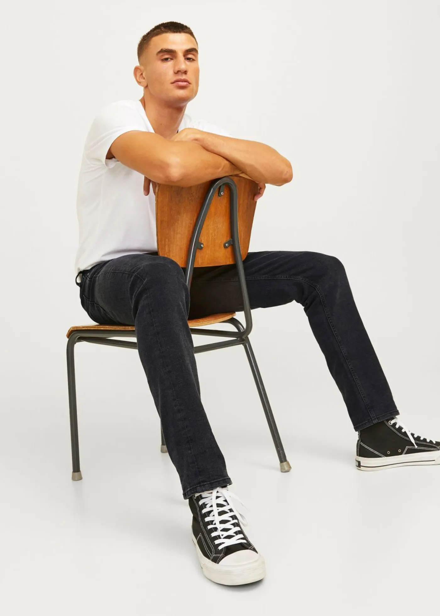 bonprix J&J Rebel Vaqueros|Novedades>Vaqueros JJ REBEL con corte regular Negro denim