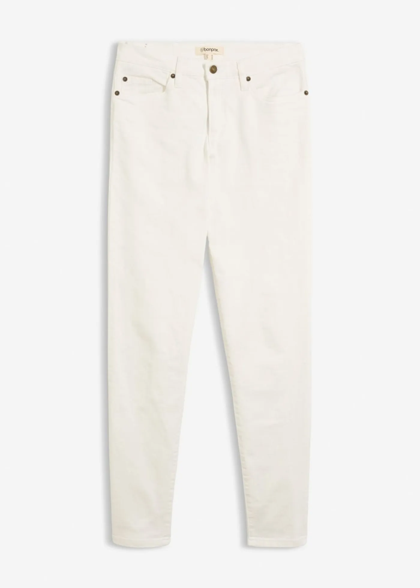 Mujer bonprix bonprix Vaqueros largos con corte mom y talle medio