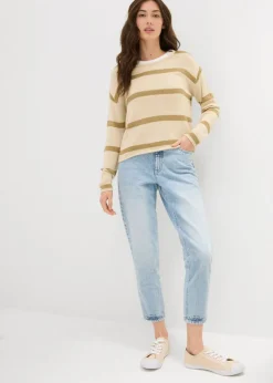 Mujer bonprix bonprix Vaqueros mom, high waist, low stretch, cropped