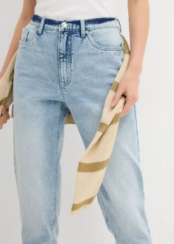 Mujer bonprix bonprix Vaqueros mom, high waist, low stretch, cropped