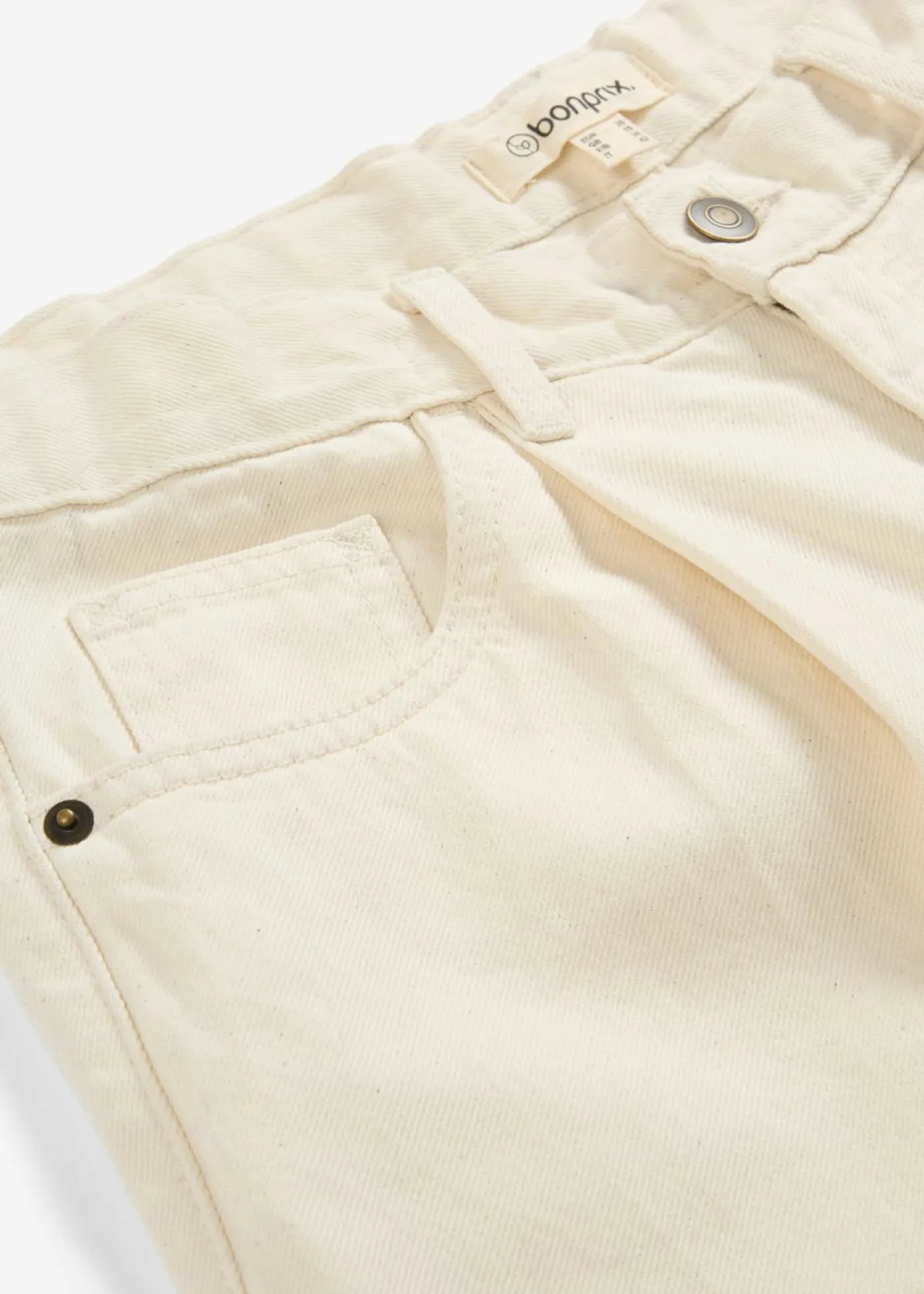 bonprix bonprix Novedades>Vaqueros palazzo, super wide, de algodón Crudo