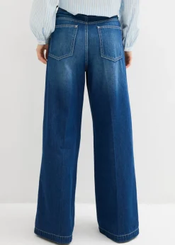 Mujer bonprix bonprix Vaqueros palazzo, super wide, de algodón