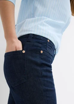 Mujer bonprix bonprix Vaqueros pitillo de algodón orgánico con talle medio