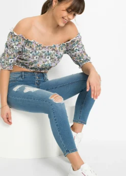 Mujer bonprix bonprix Vaqueros pitillo desgastados