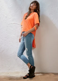 Mujer bonprix bonprix Vaqueros pitillo desgastados