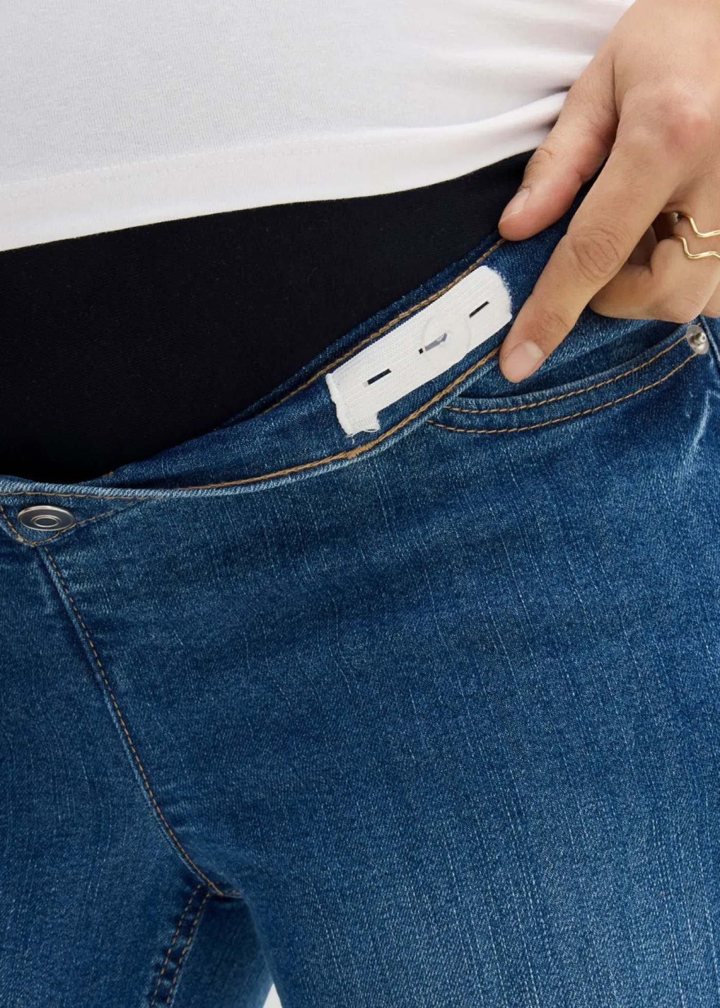 bonprix bonprix Premamá>Vaqueros premamá de algodón orgánico con pernera recta Denim