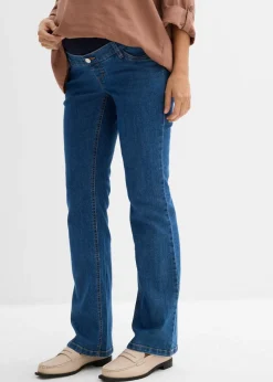 Mujer bonprix bonprix Vaqueros premamá de algodón orgánico con perneras ligeramente acampanadas