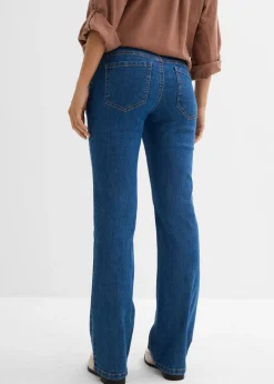 Mujer bonprix bonprix Vaqueros premamá de algodón orgánico con perneras ligeramente acampanadas