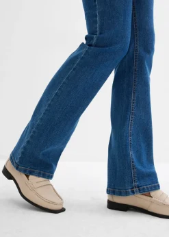 Mujer bonprix bonprix Vaqueros premamá de algodón orgánico con perneras ligeramente acampanadas