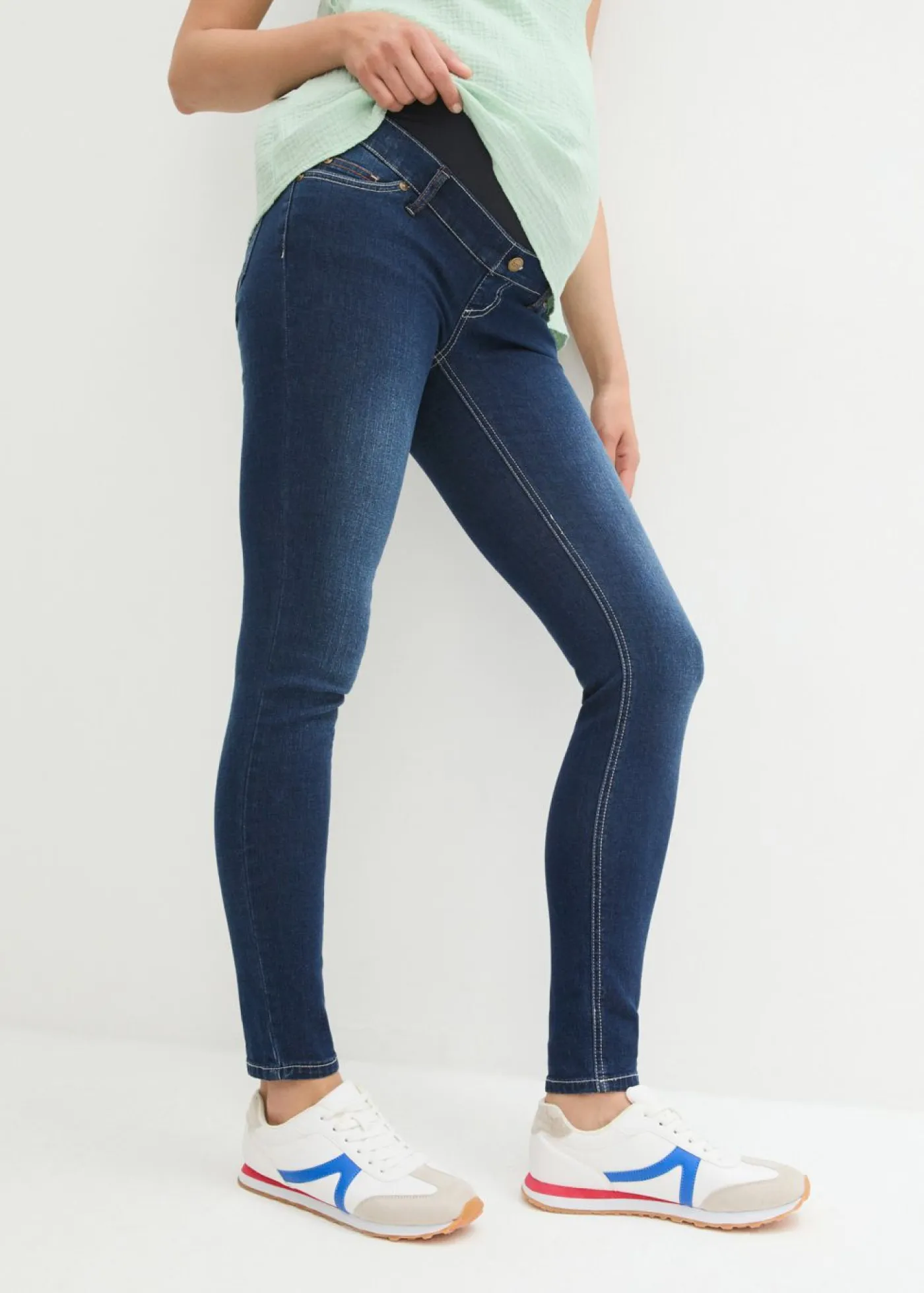 bonprix bonprix Premamá>Vaqueros premamá, skinny denim intenso