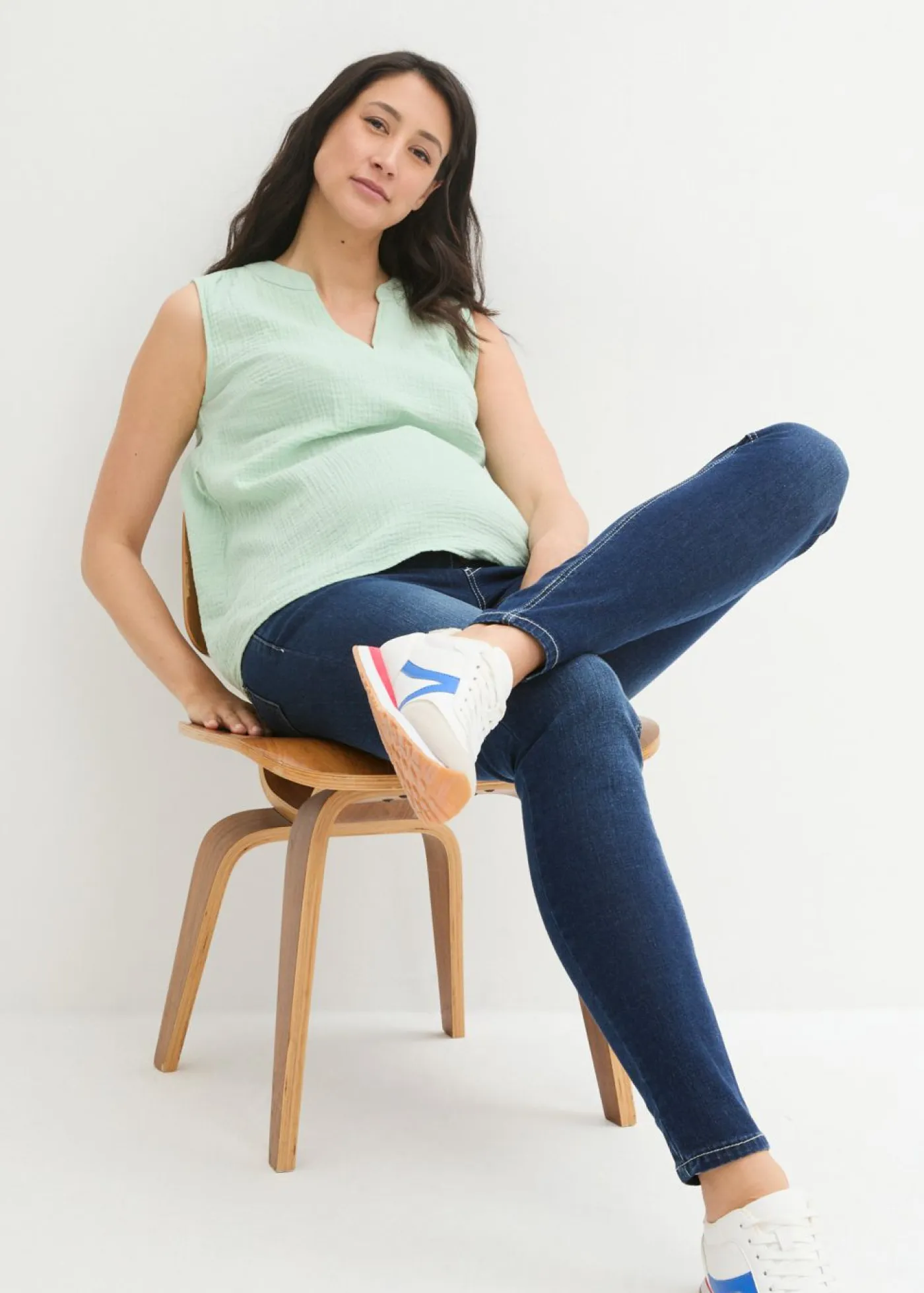 bonprix bonprix Premamá>Vaqueros premamá, skinny denim intenso