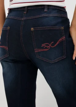 Mujer bonprix bonprix Vaqueros rectos con talle medio y cintura cómoda