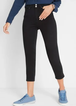 Mujer bonprix bonprix Vaqueros rectos con talle medio y cintura cómoda