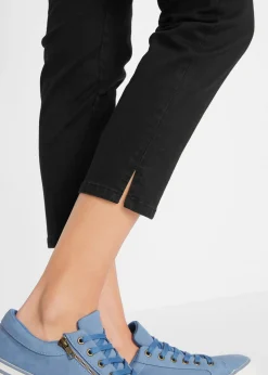 Mujer bonprix bonprix Vaqueros rectos con talle medio y cintura cómoda