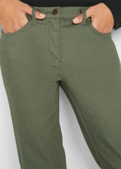 Mujer bonprix bonprix Vaqueros rectos con talle medio y cintura cómoda