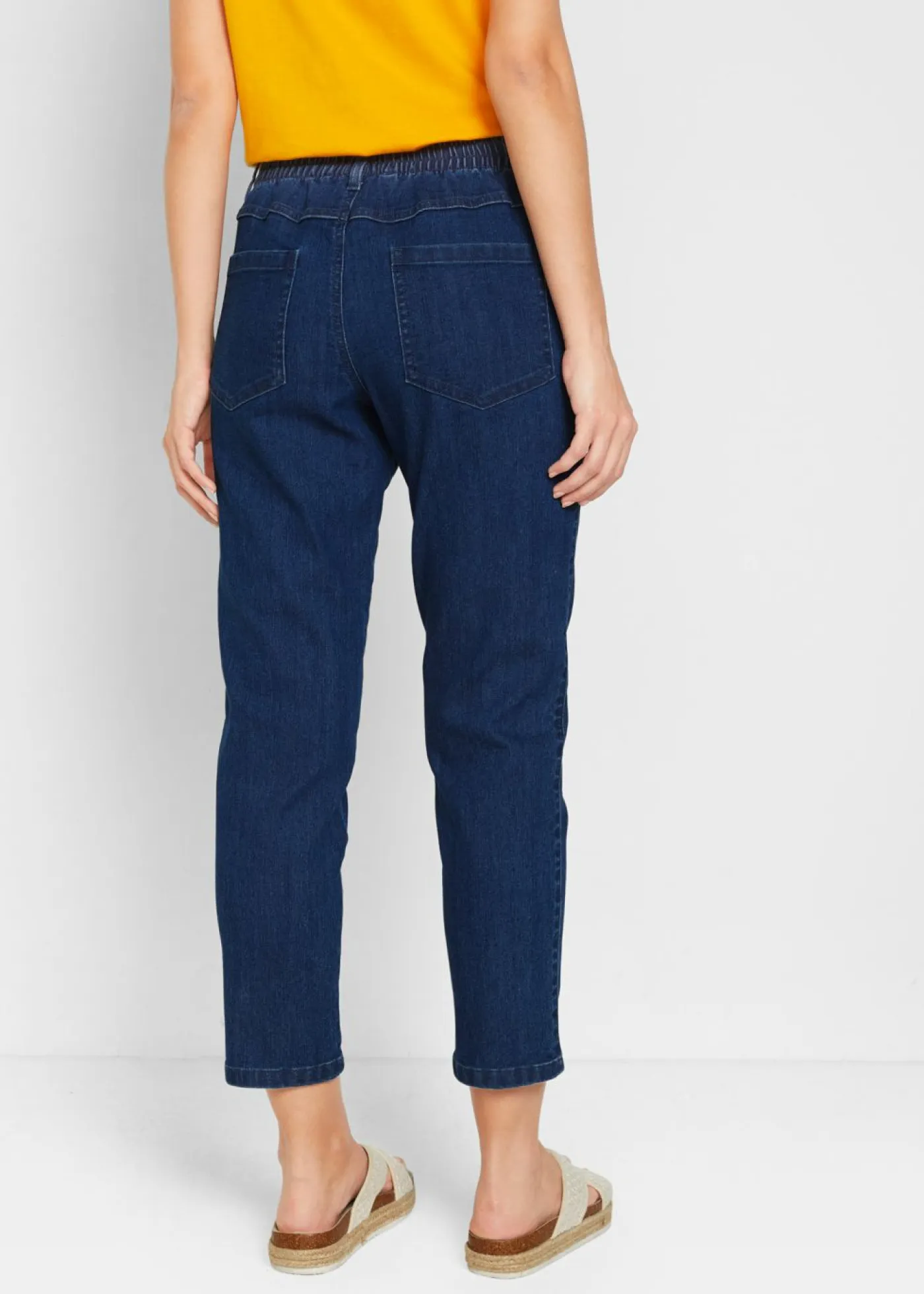 Mujer bonprix bonprix Vaqueros rectos de talle medio con cintura cómoda (2 unidades)