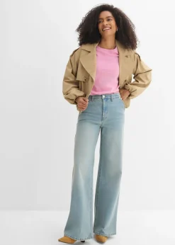 Mujer bonprix bonprix Vaqueros rectos holgados de talle alto