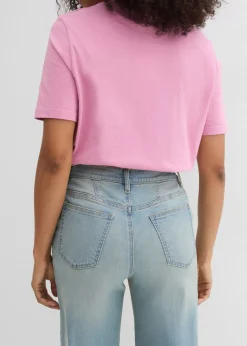 Mujer bonprix bonprix Vaqueros rectos holgados de talle alto