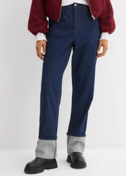 Mujer bonprix bonprix Vaqueros rectos holgados de talle alto