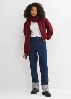 Mujer bonprix bonprix Vaqueros rectos holgados de talle alto