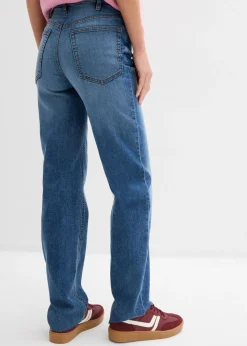 Mujer bonprix bonprix Vaqueros rectos premamá 2 en 1 con corte holgado para durante y después del embarazo