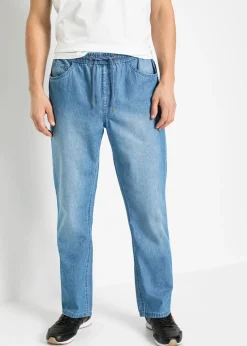 Hombre bonprix bonprix Vaqueros sin cierre de corte clásico en tejido veraniego (2 unidades)