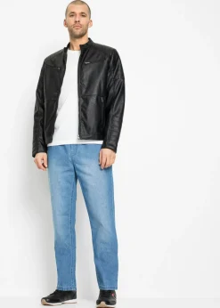 Hombre bonprix bonprix Vaqueros sin cierre de corte clásico en tejido veraniego (2 unidades)