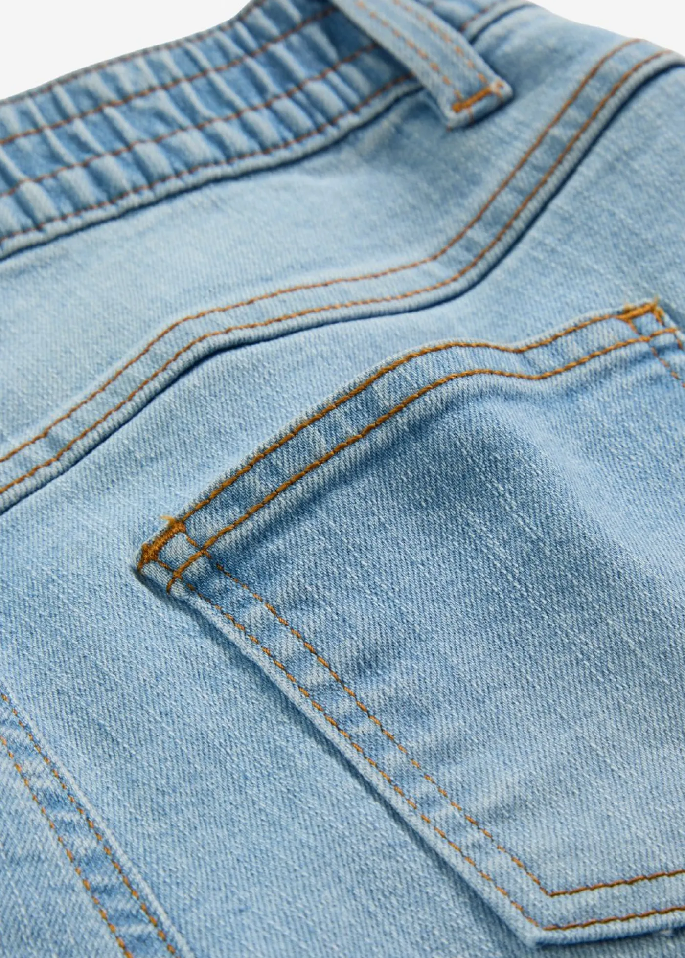 bonprix bonprix Ropa 9 A 16 Años·Jeans|Ropa 9 A 16 Años·Packs De Ropa>Vaqueros sin cierre de talle medio (2 unidades) denim oscuro+denim claro
