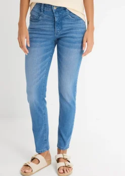 Mujer bonprix bonprix Vaqueros skinny con corte cropped y talle alto
