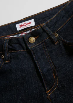 bonprix bonprix Tallas Pequeñas>Vaqueros skinny, mid waist, elásticos Azul oscuro denim