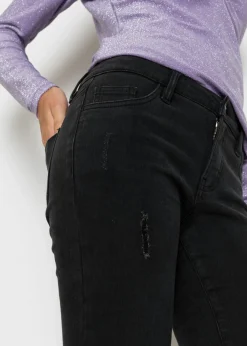 Mujer bonprix bonprix Vaqueros skinny, mid waist, elásticos