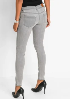 Mujer bonprix bonprix Vaqueros skinny, mid waist, elásticos