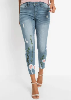 Mujer bonprix bonprix Vaqueros skinny, mid waist, elásticos