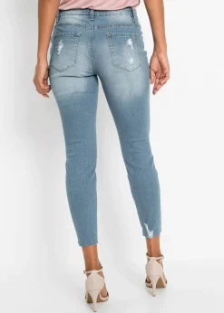 Mujer bonprix bonprix Vaqueros skinny, mid waist, elásticos