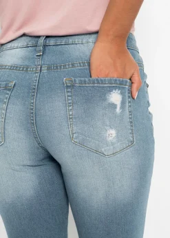 Mujer bonprix bonprix Vaqueros skinny, mid waist, elásticos