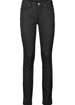 bonprix bonprix Vaqueros>Vaqueros skinny, mid waist, cropped Negro