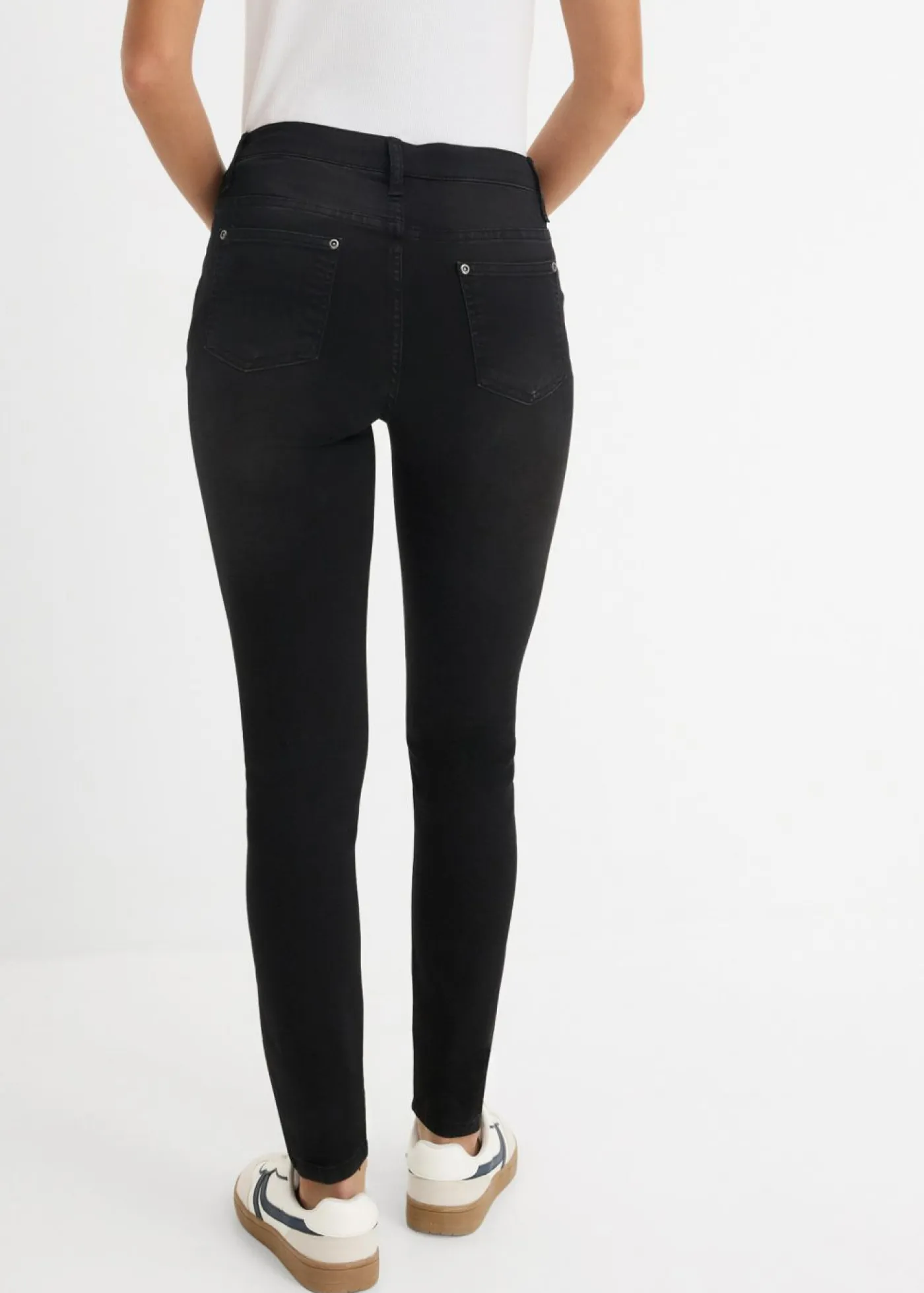 Mujer bonprix bonprix Vaqueros skinny, mid waist, elásticos