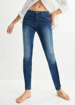 Mujer bonprix bonprix Vaqueros skinny, mid waist, elásticos