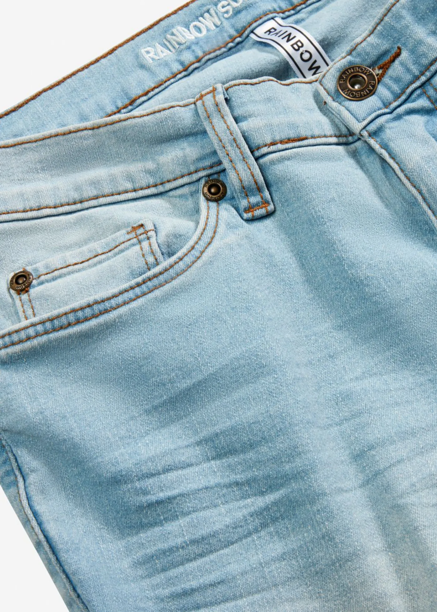 bonprix bonprix Vaqueros>Vaqueros skinny, mid waist, cropped Denim claro