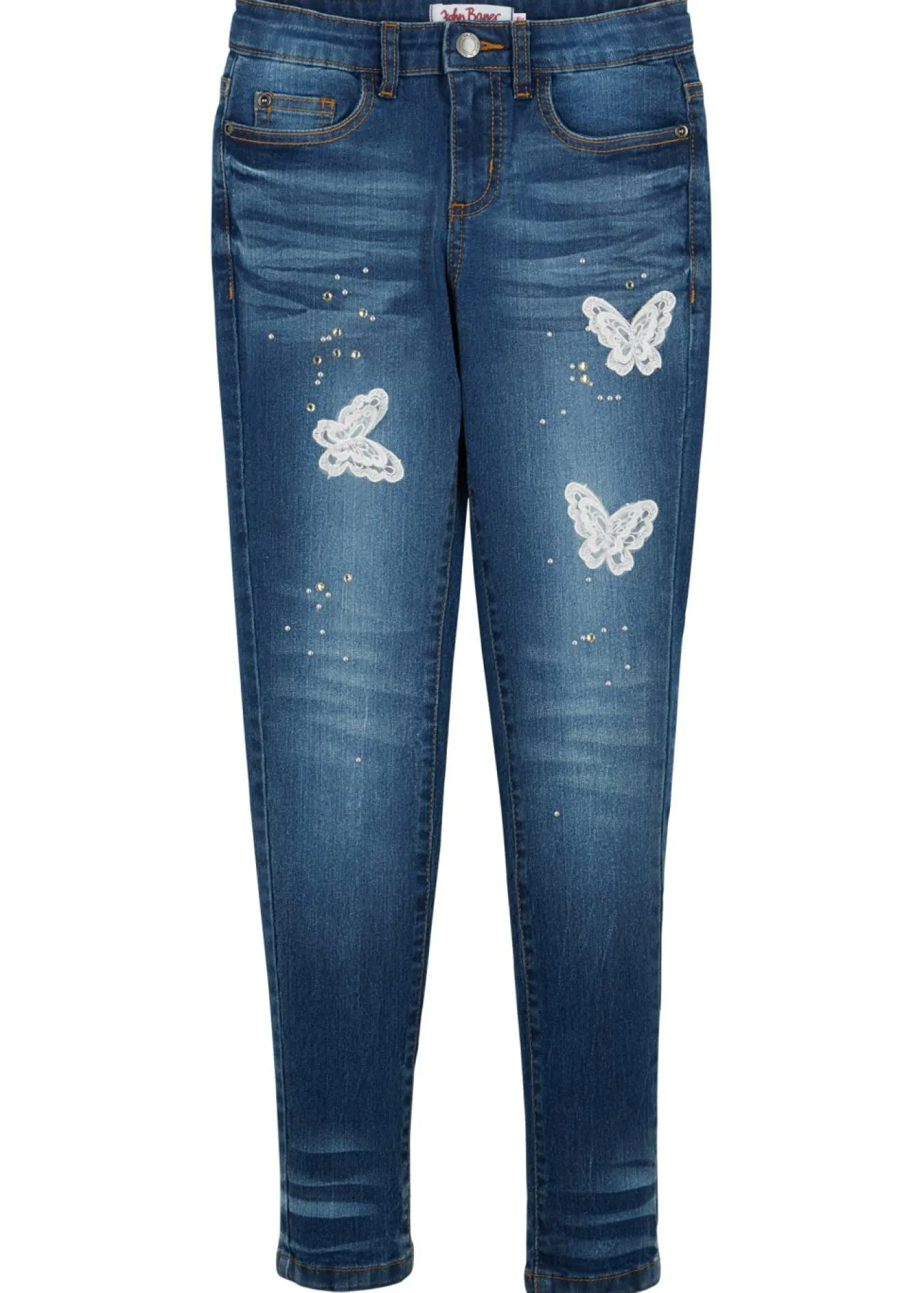 Niños bonprix bonprix Vaqueros skinny, mid waist