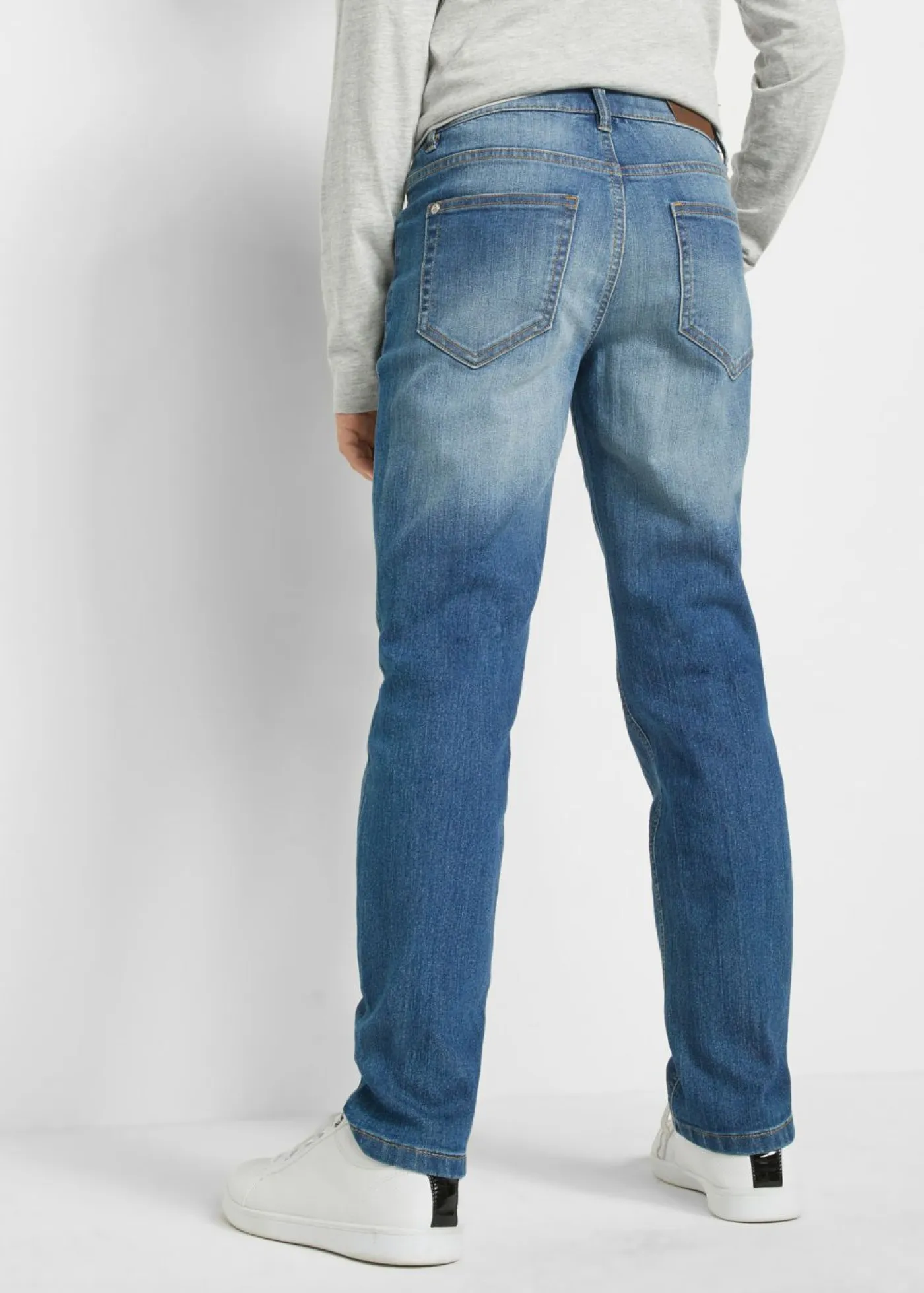 Niños bonprix bonprix Vaqueros slim fit con cintura ajustable, straight