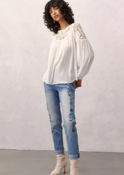 Mujer bonprix bonprix Vaqueros slim fit, mid waist, cropped