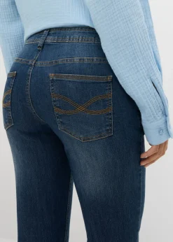 Mujer bonprix bonprix Vaqueros slim fit, talle medio, cropped