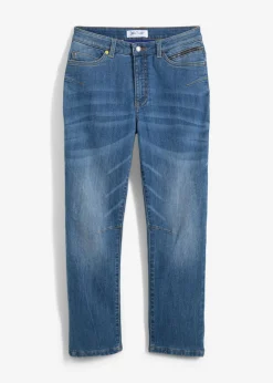 bonprix bonprix Ropa 9 A 16 Años·Jeans|Ropa 9 A 16 Años·Chaquetas Y Ropa Outdoor>Vaqueros slim fit térmicos con forro de franela, tapered Denim