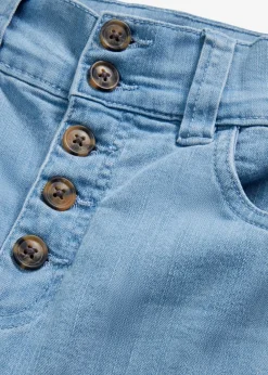 bonprix bonprix Vaqueros|Novedades>Vaqueros straight, high waist, elásticos Blanco lana