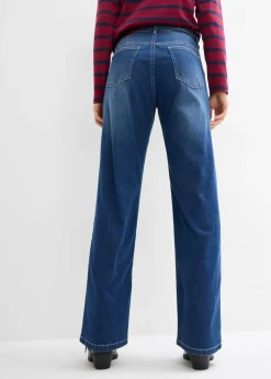 Mujer bonprix bonprix Vaqueros straight, loose fit, high waist, con cintura cómoda