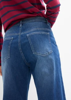 Mujer bonprix bonprix Vaqueros straight, loose fit, high waist, con cintura cómoda