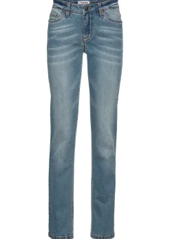 bonprix bonprix Vaqueros>Vaqueros straight, mid waist, elásticos Denim