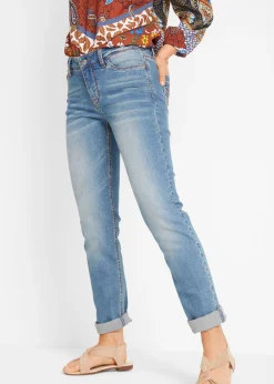 bonprix bonprix Vaqueros>Vaqueros straight, mid waist, elásticos Denim